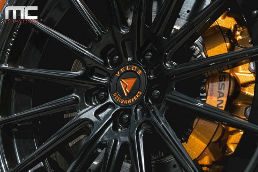 Колеса Nissan GT-R by MC Customs on Velos Wheels 2018 года  (фото 4 из 10)